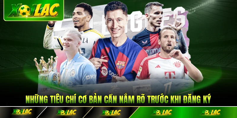 Những tiêu chí cơ bản cần nắm rõ trước khi đăng ký Xoilac