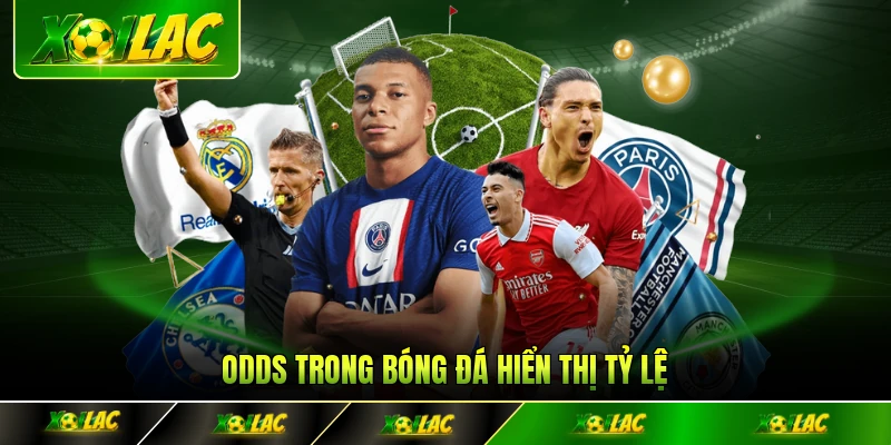 Odds trong bóng đá hiển thị tỷ lệ