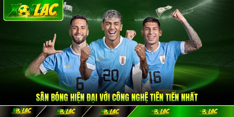 Sân bóng hiện đại với công nghệ tiên tiến nhất